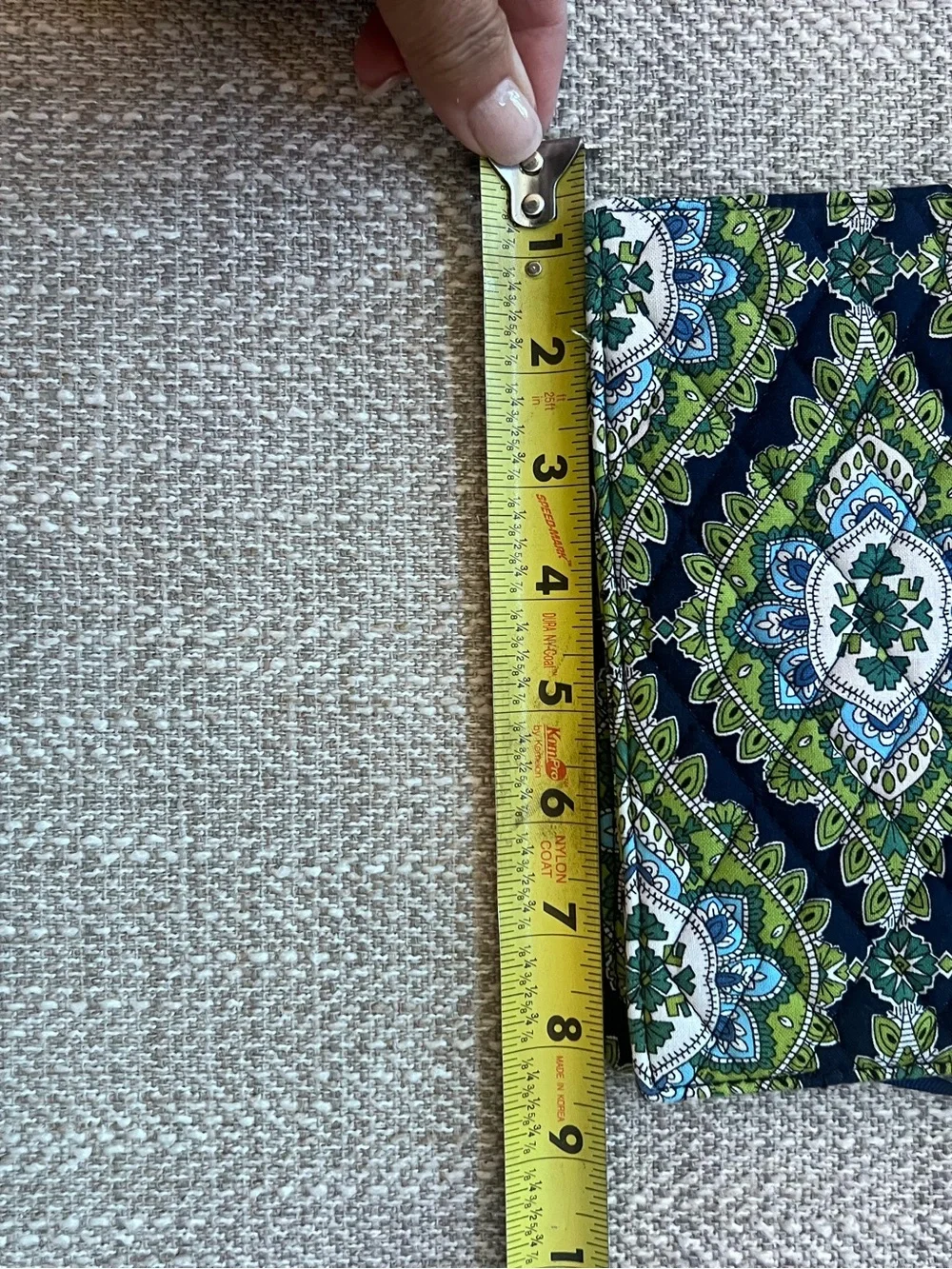 Vera Bradley Mini Quilted Lunch Bag Wallet, Billfold Multi Color all EUC